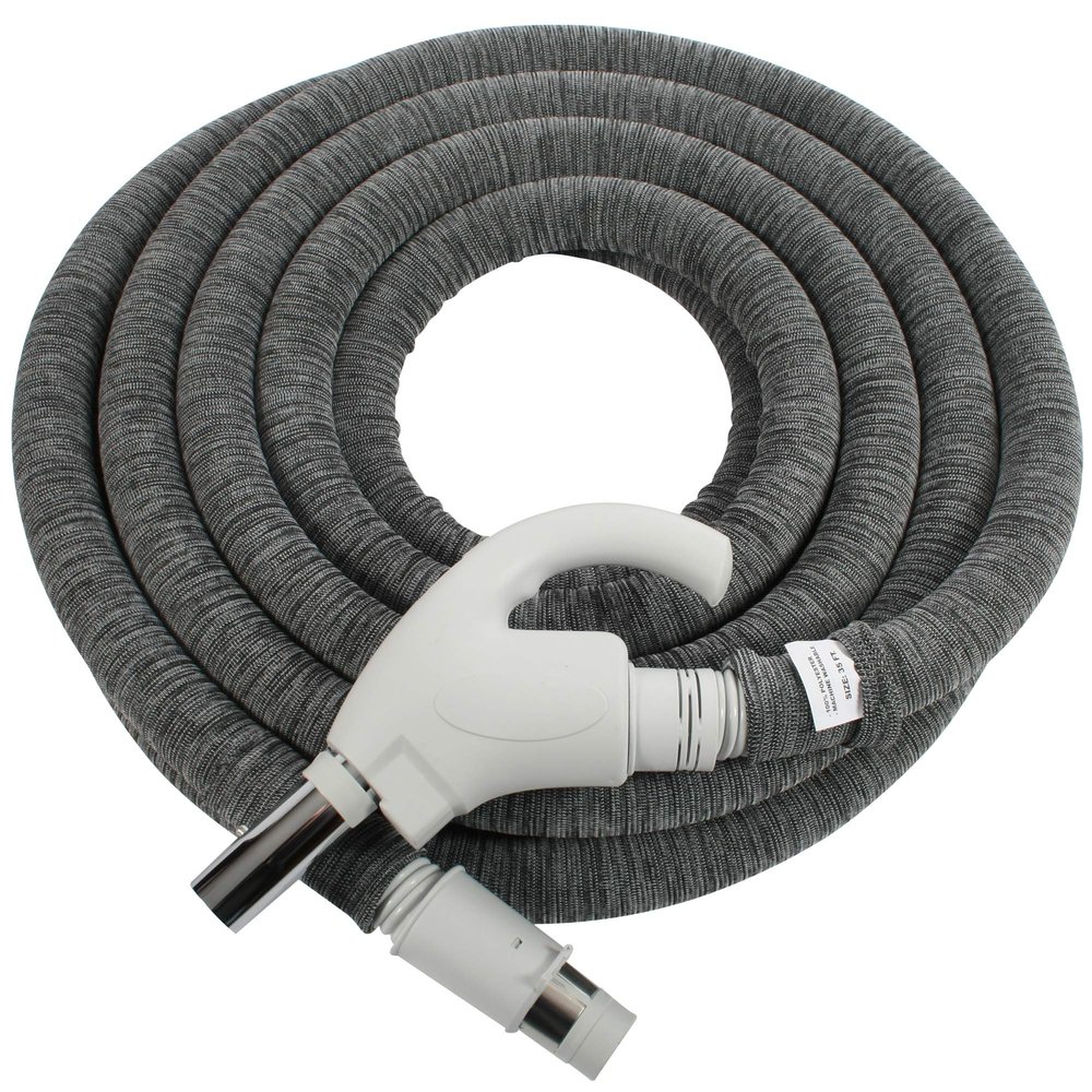 Cen-Tec Systems 94280 30 Ft. Low Voltage Central Vacuum Installed Hose Sock, Light Gray