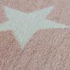 Paco Home Kids Rug with Star for Children's Room Starry Sky Design, Size:6'7" x 9'2", Colour:Pink view 2