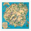 Hawaiian Island of Kauai Map - Hawaii Tourist Bureau - Vintage Map by Ruth Taylor White c.1941 - Fine Art Matte Paper Print (Unframed) 11x14in view 1