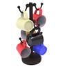 Allied Brass Countertop 6 Groovy Detail Coffee Mug Holder, Oil Rubbed Bronze view 1