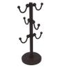 Allied Brass Countertop 6 Groovy Detail Coffee Mug Holder, Oil Rubbed Bronze view 2
