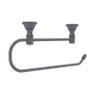 Allied Brass Carolina Crystal Collection Under Cabinet Paper Towel Holder, Matte Gray view 1