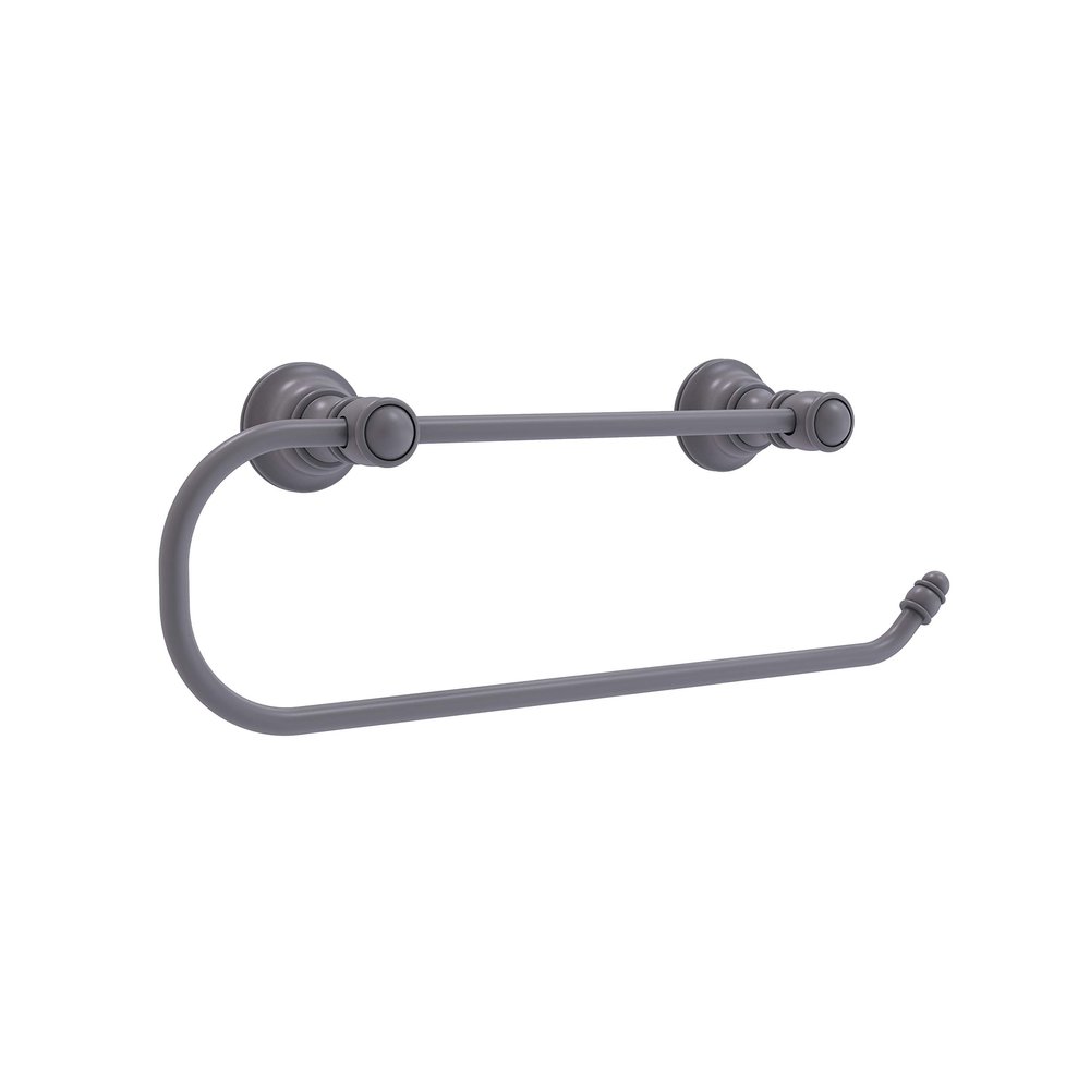 Allied Brass Carolina Collection Wall Mounted Paper Towel Holder, Matte Gray