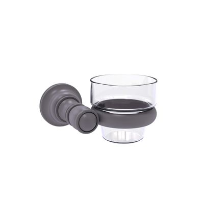Allied Brass CL-64 Carolina Collection Wall Mounted Votive Candle Holder, Matte Gray