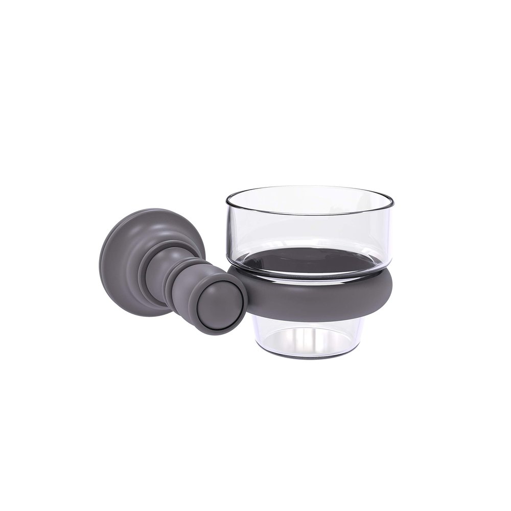 Allied Brass CL-64 Carolina Collection Wall Mounted Votive Candle Holder, Matte Gray