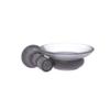 Allied Brass CL-62 Carolina Collection Wall Mounted Soap Dish, Matte Gray view 1