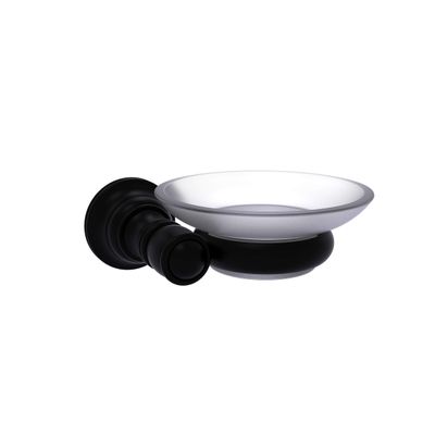 Allied Brass CL-62 Carolina Collection Wall Mounted Soap Dish, Matte Black