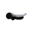 Allied Brass CL-62 Carolina Collection Wall Mounted Soap Dish, Matte Black view 1