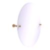 Allied Brass Carolina Collection Frameless Oval Tilt Beveled Edge Wall Mirror, Brushed Bronze view 1