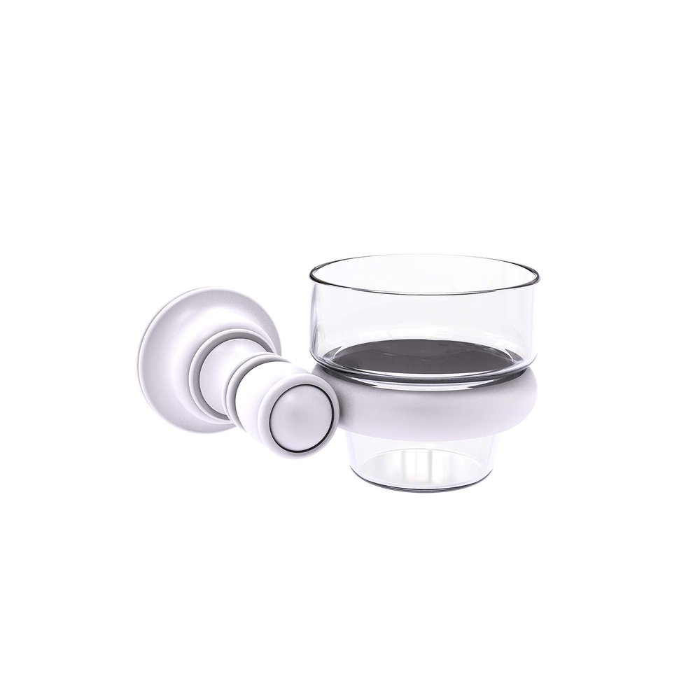 Allied Brass CL-64 Carolina Collection Wall Mounted Votive Candle Holder, Matte White