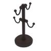 Allied Brass Countertop 4 Groovy Detail Coffee Mug Holder, Oil Rubbed Bronze view 2