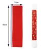 Amosfun 4pcs Refrigerator Door Handle Cover Christmas Appliances Handle Cover Snowflake Printed Kitchen Microwave Dishwasher Decorations view 2