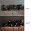 Black & White LED Light Up Sign 2xAA Battery Powered Letter Marquee for Wedding Birthday Party Christmas Lamp Night Light view 3