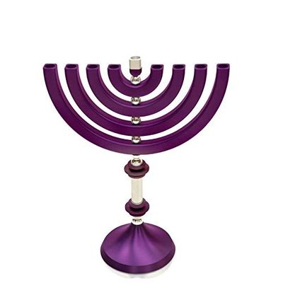 Large Kinetic Matte finished Hanukkah Menorah Custom colors & Sizes