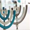 Large Kinetic Matte finished Hanukkah Menorah Custom colors & Sizes view 2