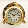 Antique Marine Solid Shiny Brass Ship Porthole Analog Clock Nautical Wall Hanging Clock Home Decor view 1