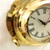 Antique Marine Solid Shiny Brass Ship Porthole Analog Clock Nautical Wall Hanging Clock Home Decor view 3