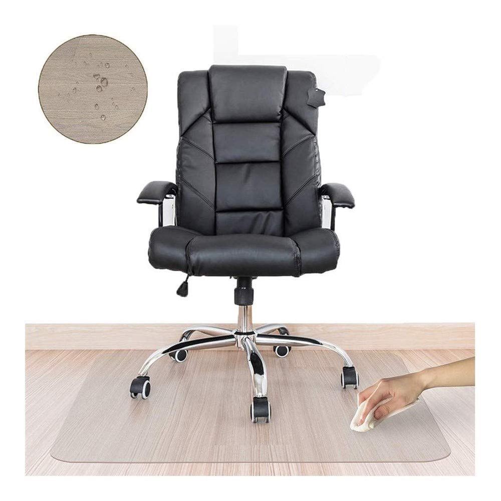 Floor Table Protection Cover No Shrinkage Oil-Proof Bedroom Office Transparent Chair Mat, 3 Thicknesses, Support Customization, 17 Sizes ALGFree (Color : 2mm, Size : 80x80cm)