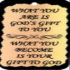 12 Sets Of 2 Inspirational 3 1/2" x 6" Kitchen Decor Signs/Magnet Sayings 1086 and 1091 What You Are Is God's Gift, The Way Is Long Birthday Christmas Friendship House Warming Anytime Gifts 24 total pieces view 2