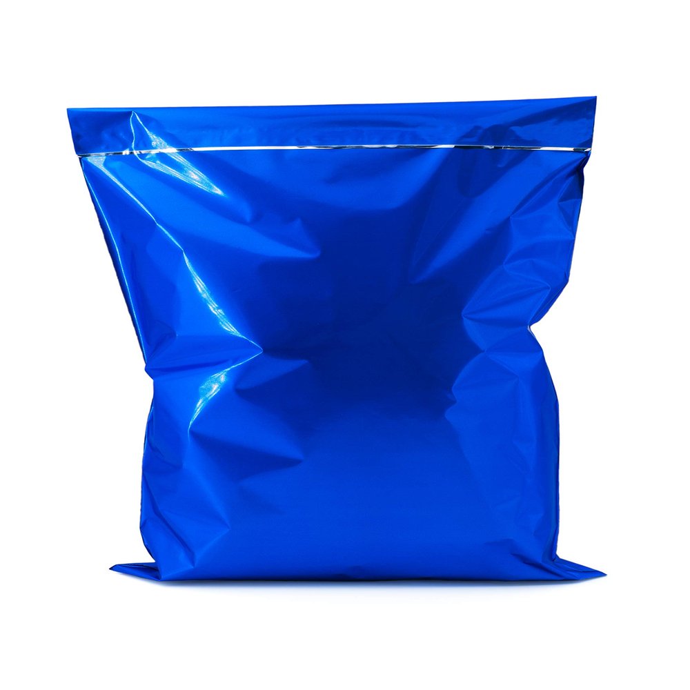 Italpak Soft Envelopes with Adhesive Flap Blue Pack of 50 15 x 23 + 4 cm