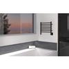 Amba RWHS-SMB Radiant Small Hardwired Plug-in Combo 7 Bar Towel Warmer in Matte Black view 4