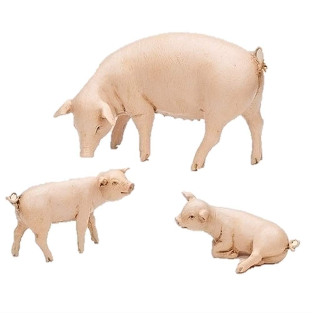 Fontanini Pig Family Set - 7.5" Scale