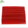 [10,000 PACK] 8 Inch Compostable Plastic Stirrer, Bio Degradable, Eco Friendly, Sip Stirrer, Bar Stirrer, Sip Straw, For Coffee, Cocktail, Latte and Tea - 8 Inches, 1000/Box, Red view 2