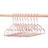 10Pack Koobay 13" Non Slip Rose Gold Wire Top Children Clothes Suit Coat Metal Hanger view 1