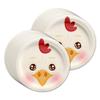 Chicken Birthday Party Supplies Set Plates Napkins Cups Tableware Kit for 16 view 2