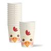 Chicken Birthday Party Supplies Set Plates Napkins Cups Tableware Kit for 16 view 3