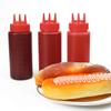 uxcell 6pcs 16 OZ Plastic Three Hole Condiment Squeeze Bottles Perfect for Cooking Salad Ketchup BBQ Syrup Condiments Dispenser Red view 2