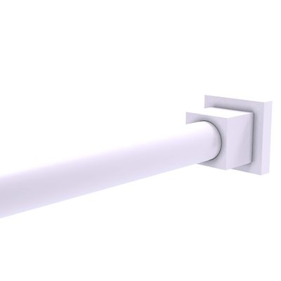 Allied Brass MT-99 Montero Collection Shower Rod Bracket, Matte White