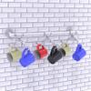 Allied Brass Pipeline Collection Wall Mounted 6 Rack Coffee Mug Holder, Matte White view 3