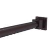 Allied Brass MT-99 Montero Collection Shower Rod Bracket, Antique Bronze view 1