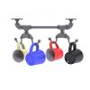 Allied Brass Pipeline Collection Under Cabinet 4 Rack Coffee Mug Holder, Matte Gray view 1
