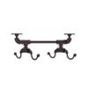 Allied Brass Pipeline Collection Under Cabinet 4 Rack Coffee Mug Holder, Antique Bronze view 2