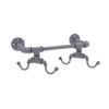 Allied Brass Pipeline Collection Wall Mounted 4 Rack Coffee Mug Holder, Matte Gray view 2