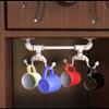 Allied Brass Pipeline Collection Under Cabinet 4 Rack Coffee Mug Holder, Matte White view 3