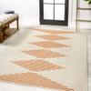 JONATHAN Y Diamond Stripe Indoor Outdoor Area Rug 3X5 Beige/Orange, Vinales for Backyard, Patio, Porch, Easy-Cleaning, High Traffic, Pet-Friendly, Non-Shedding (SMB204A-3) view 4