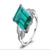 Bansriracha 5.9ct Created Nano Emerald Ring 925 Sterling Silver Rings for Women Engagement Ring Silver 925 Gemstones Jewelry 4.7 (6) view 1