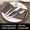 HIWARE 48-Piece Silverware Set with Steak Knives for 8, 18/8 Stainless Steel Flatware Cutlery Set For Home Kitchen Restaurant Hotel, Kitchen Utensils Set, Mirror Polished, Dishwasher Safe view 2
