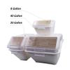 40-Cup 2.2Gal/8Qt Commercial ProSave Shelf-Storage Food Ingredient Bin with Scoop,Storage for Dogs Food, Flour, Long Term Storage Products for Home, Restaurant, Kitchen, Industrial view 3