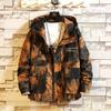New Men's Jackets Casual Letter Printed Zipper Hoodie Functional Pocket Autumn Spring Tops Coat view 2