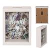 Out of the blue White Wooden Money Box, Travel Fund, Approx. 15 x 15 cm view 2