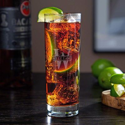 Personalized Rum And Coke Highball Glass (Custom Gift)