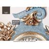 CLOCKZHJI Retro Desk Clock Desk Clock European Resin Clock with Pendulum | Living Room Bedroom Silent Vintage Quartz Desktop Clock Table Clock (Size : 47cm27cm13.5cm) view 4