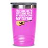 Guitar Tumbler for Son Birthday Gift from Mom Funny Guitar Gifts for Guitar Player Music Lover Coffee Mugs for Guitarist Gift for Men Gag Gifts for Wo view 1