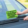 100 Green Violation - NO Parking - Towing Sticker - No Parking Stickers view 4