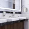 AIKE Heavy Duty Jet Cube High Speed Hand Dryer For Bathroom 110V 1400W, Model AK2800C Brushed Stainless Steel Cover view 3