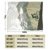 3D Flannel Fleece Blankets, 80" x 60", Vintage Trail Club Mountain Biking Bike Race Pattern Throw Blanket for Spring Sofa, Air Conditioning Blanket and Large Easy Care view 3